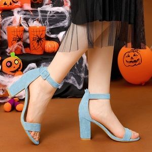 Allegra K block heel sandals